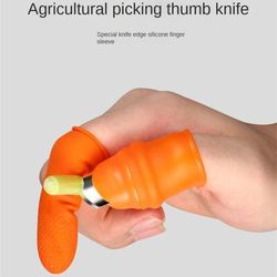 multifunctional thumb cutter gardening tools - pruning shears for efficient plant picking & vegetable separation in kitc