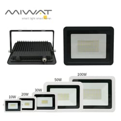 ip68 waterproof led flood light 10w-100w: outdoor garden lighting, ac 220v reflector spotlight wall lamp