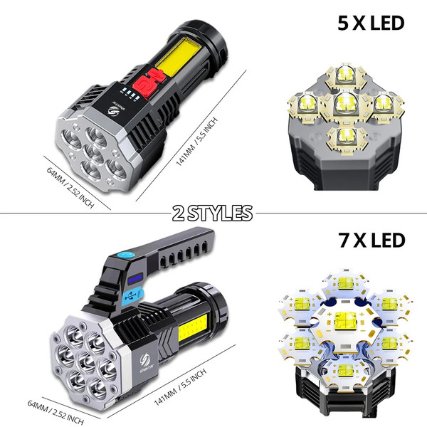 rYARHigh-Power-Led-Flashlights-Cob-Side-Light-Lightweight-Outdoor-Lighting-ABS-Material-Torch-7LED-Rechargeable-Flashlight.jpg