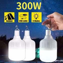 180W Portable Tent Lamp: Battery Lantern for Camping - USB LED Emergency Lights for Patio, Porch, Garden BBQ