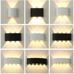 Waterproof IP65 Aluminium LED Wall Lamp for Bedroom, Living Room, Corridor - Indoor/Outdoor Lighting