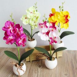 Catchy Orchid and Butterfly Designs: Explore Creative Bonsai Flower Arranging Accessories SP99