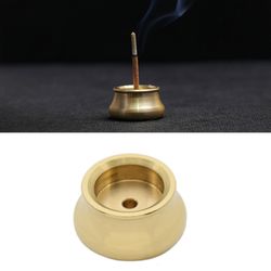 Brass Incense Burner Holder: Lychee Life 1pc Bowl Shape for Stick Incense - Living Room Decoration
