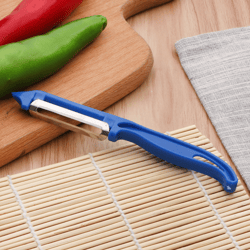 Stainless Steel Kitchen Tool: Carrot Potato Fruit Shredder & Vegetable Slicer Peeler Knife - Razor Sharp Cutter
