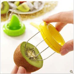 detachable kiwi cutter knife: creative fruit slicer & peeler for salad cooking - kitchen gadgets