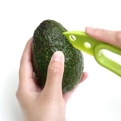 Avocado Slicer: 3-in-1 Tool for Easy Shea Coring, Butter Fruit Peeling, and Pulp Separation Kitchen Vegetable Gadgets