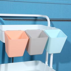 Portable Plastic Storage Baskets: Compact Organizers for Kitchen & Bathroom