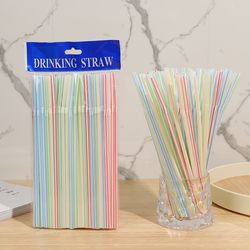 Multicolor Kunststof Straws: Perfect for Weddings & Parties | 100-1000pcs