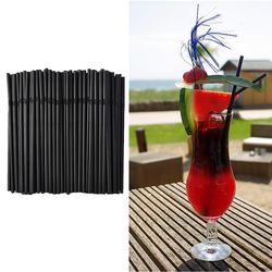 multicolor drinking straws: 100/500/12000-piece set for cocktail, bar, wedding, and party beverages
