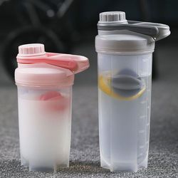 Portable Leak Proof Sports Water Bottle - 500ml/700ml Plastic Drinkware, BPA Free