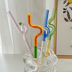 premium glass straws: reusable, heat-resistant, wholesale options