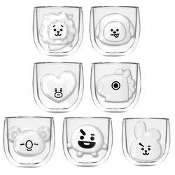 300ml Cartoon Bear Borosilicate Glass Mug: Cute Household Milk & Water Cup