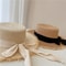 Elegant Beach Hat for Women Straw Sun Hat with Bow Design