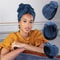 Elegant Turban Hat for Women Vintage Bandana Headband Hair Cover Cap Ladies Head Wraps Muslim H