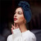 Elegant Turban Hat for Women Vintage Bandana Headband Hair Cover Cap Ladies Head Wraps Muslim H