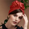 Elegant Turban Hat for Women Vintage Bandana Headband Hair Cover Cap Ladies Head Wraps Muslim H