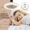 Smart Ceiling Fan With Remote Control Lighting Perfect For Bedroom And Living Room 2