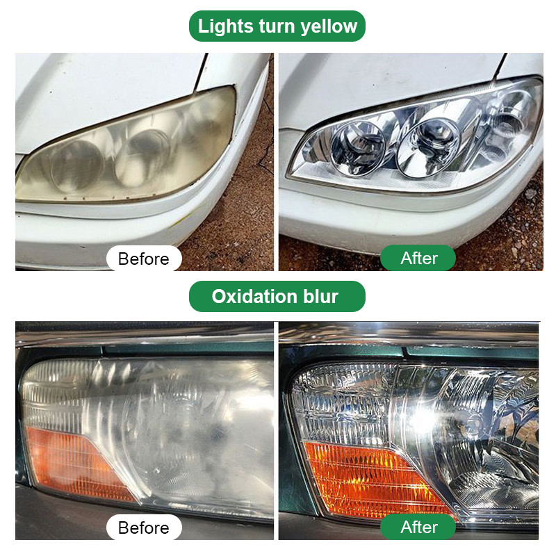 Car Headlight Restoration Kit Headlamp Scratch Remover  Polish Liquid For Oxidation Removal 3