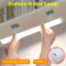 Wireless LED Motion Sensor Light Cabinet Wardrobe Lamp With Light Sensing Ideal For Stairs Kitchen  4