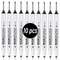 DoubleTip Deep Hole Long Head Nib Markers Waterproof MultiPurpose Pen For Metal Woodworking Bathro 8