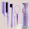 Professional Hair Brush Set Salon Hair Brush Kit for Women with Spray Bottle & Edge Control Comb