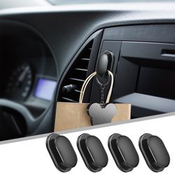 mini car hooks – self-adhesive storage holder for usb cable, headphone & keys – wall hanging auto accessories