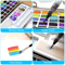 Professional 50Color Watercolor Paint Set Premium Pigments For Artists Painting Enthusiasts 4
