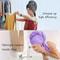 Extra Large Microfiber Hair Towel WrapUltra Absorbent Quick Dry Turban With Elastic Band 4
