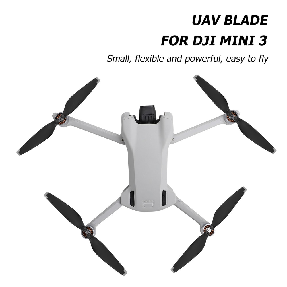 DJI Mini 3 Propellers With Screws High Efficiency Low Noise Replacement Blades OrangeSilver Edge PC 5