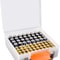 Battery Box Organizer, Holds 72 AA/AAA Batteries, Durable Storage Case Garage Container for Home & Travel