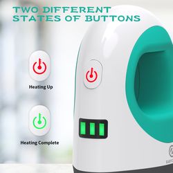 compact ceramic-coated heat press for small objects – minib portable heat transfer tool