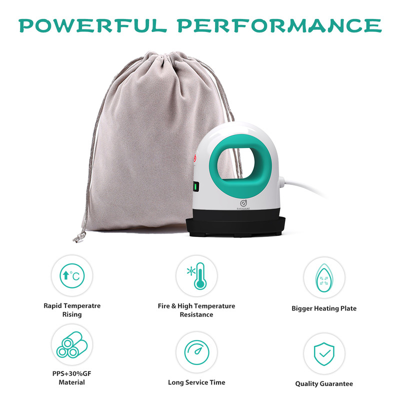 Compact Ceramic-Coated Heat Press for Small Objects – MiniB Portable Heat Transfer Tool