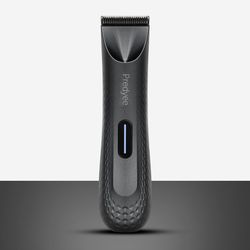 electric groin hair trimmer for men, waterproof body groomer with replaceable ceramic blades pubic,chest & beard trimmer