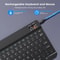 Wireless Keyboard For Laptop Tablet IPad Bluetooth Rechargeable Keyboard Compatible With IOS Androi 5