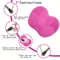 Silicone Apple Shape Makeup Brush Cleaning Pad Cute  Effective Suction Cup Cosmetic Tool 3