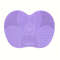Silicone Apple Shape Makeup Brush Cleaning Pad Cute  Effective Suction Cup Cosmetic Tool 8