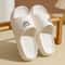 Trendy Summer Slippers for Men & Women Soft Comfy Non-Slip Indoor Beach Slippers with Cute Bear Print