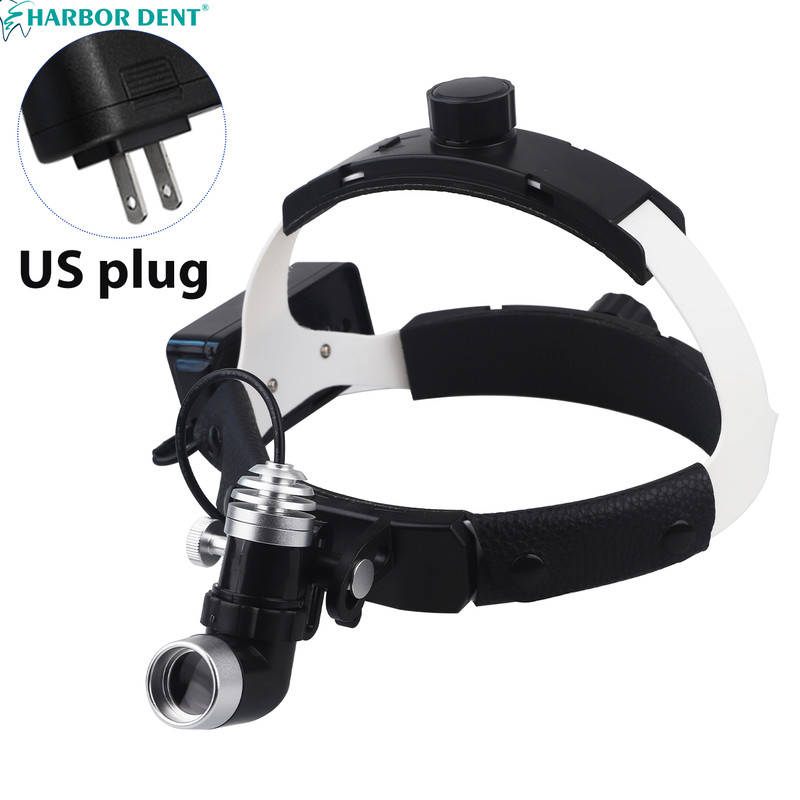 ENT Dental Headlight 5W LED Surgical Headlamp With Adjustable Brightness Spot 7