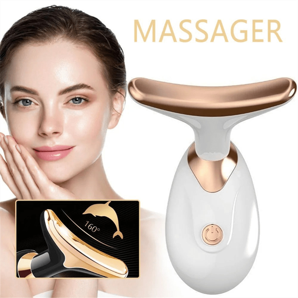 Portable Anti-Wrinkle & Double Chin Massager, Electric Face Firming Device for Multi-Dimensional Beauty