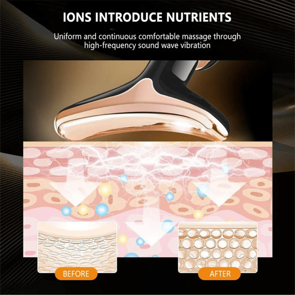 Portable Anti-Wrinkle & Double Chin Massager, Electric Face Firming Device for Multi-Dimensional Beauty