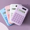 Small Solar Calculator Portable Cute 8 Digits LCD Electronic Calculator For Home Office School Tea 0