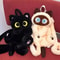Kawaii Big Eyes Cat Plush Toy Backpack, Cute Large-Capacity Stuffed Animals Bag for Boys, Girls & Women