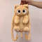 Kawaii Big Eyes Cat Plush Toy Backpack, Cute Large-Capacity Stuffed Animals Bag for Boys, Girls & Women