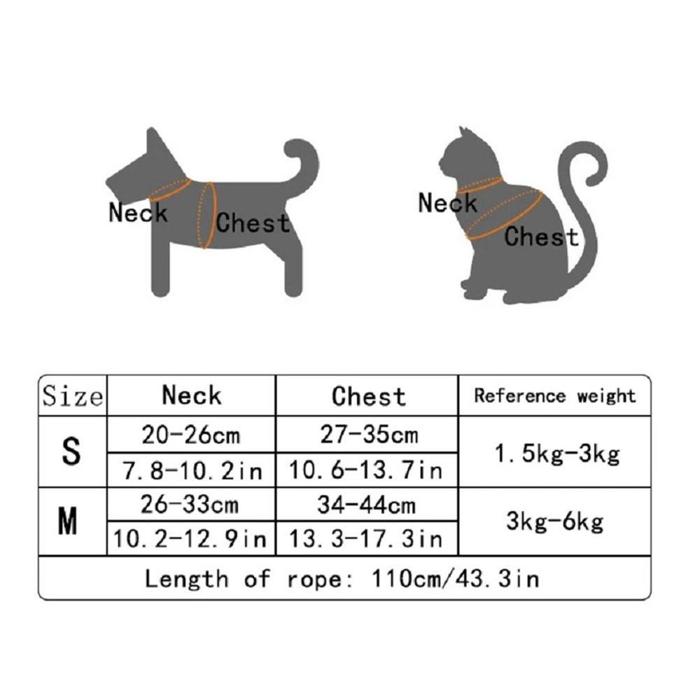 Undershirt Style Pet Leash – Adjustable Cat & Dog Harness, Breathable Leash for Small Pets – Convenient Pet Vest for Dog
