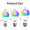 Smart WiFi LED Bulb E27 RGBCW HomeKit Compatible Dimmable 110V220V Voice Control Via SiriAlexaGoogl 3