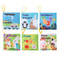 Soft Baby Visual Stimulus Cloth Book, Interactive Sensory Activity Fabric Book for Montessori Early Educational Learning