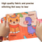 Baby Puzzle Early Education Toys – 3D Animal Cognize Cloth Book, Washable & Tearable Color Cartoon Book for Toddlers