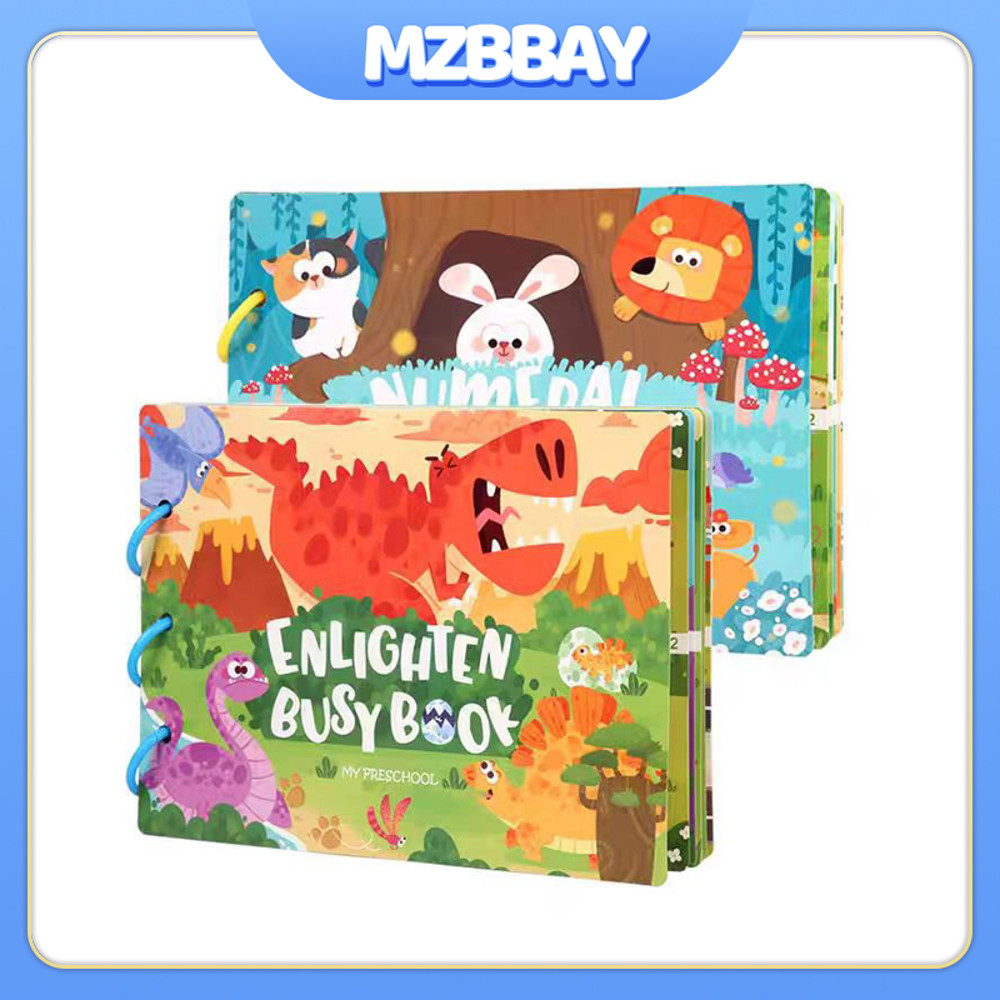 Kids Quiet Book Sticker Set – Montessori-Inspired, Reusable Classified Sticker Book for Early Learning & Travel Fun