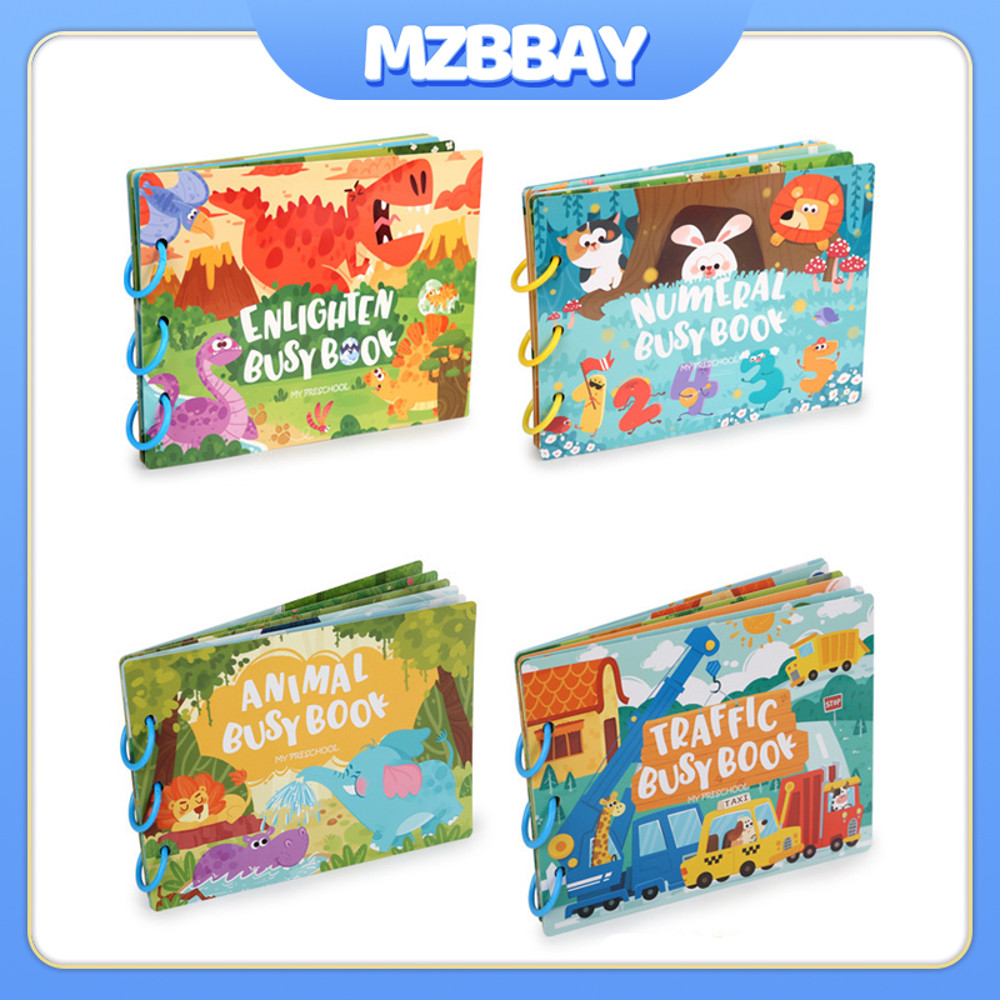 Kids Quiet Book Sticker Set – Montessori-Inspired, Reusable Classified Sticker Book for Early Learning & Travel Fun