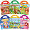 Kids Reusable DIY Sticker Books, Multi-Scene Jelly Sticker Set, Montessori Learning Toy & Creative Gift for Children